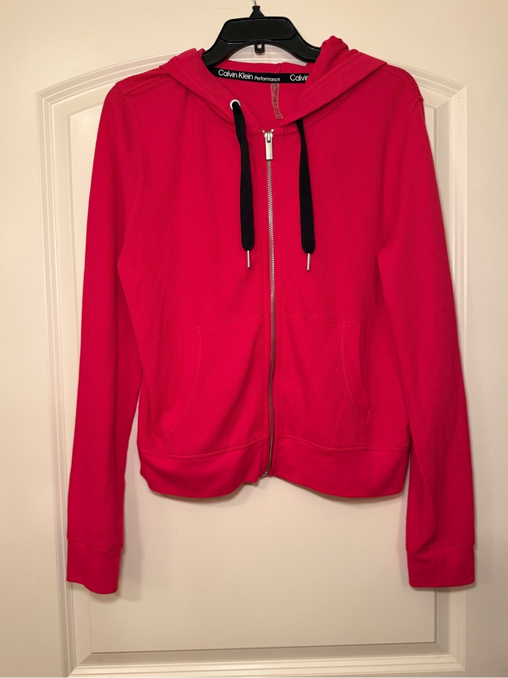 Calvin Klein Pink Zip-Up Hoodie Jacket